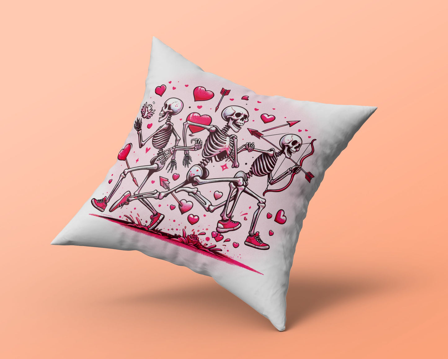 Skeleton Love Running Pillow for Runners