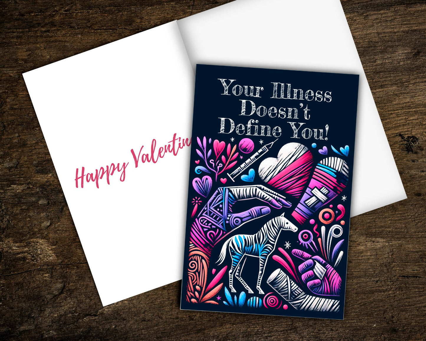 Chronic Illness Printable Valentine's Day Card