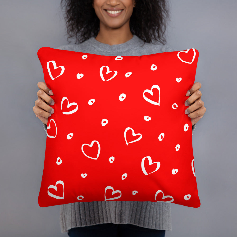 Love Ridding Couple's Romanic Pillow
