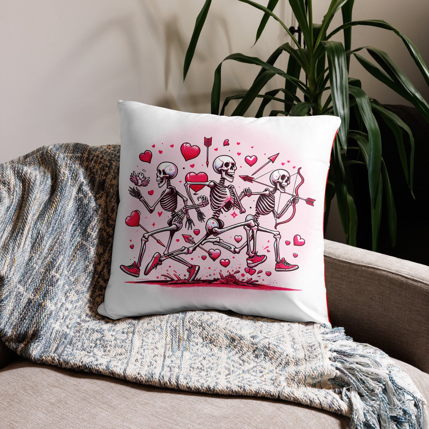 Skeleton Love Running Pillow for Runners