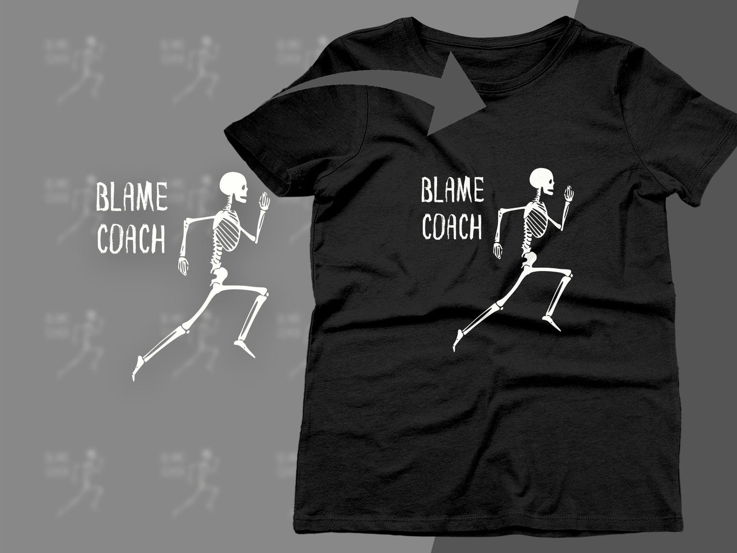 Skeleton Coach Halloween Run Digital