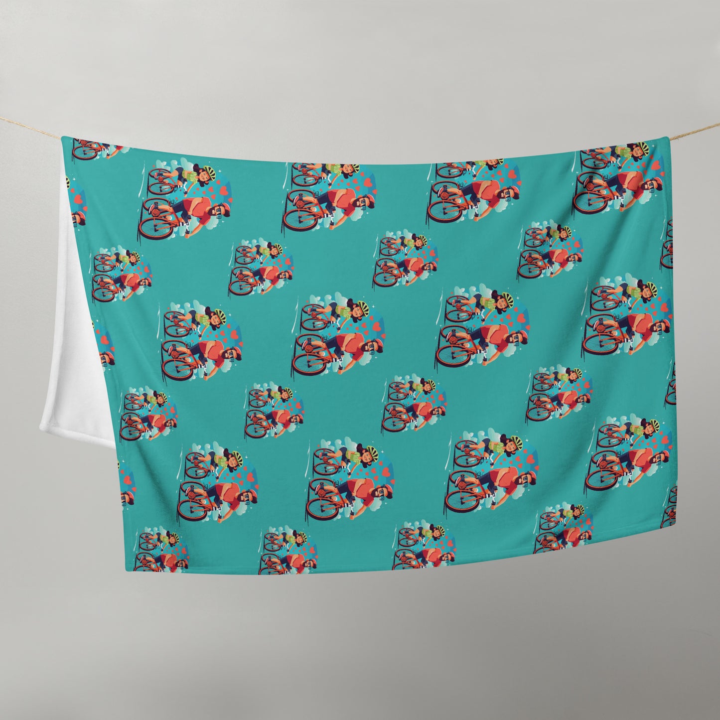 Be My Domestique | Cycling Couple Blanket