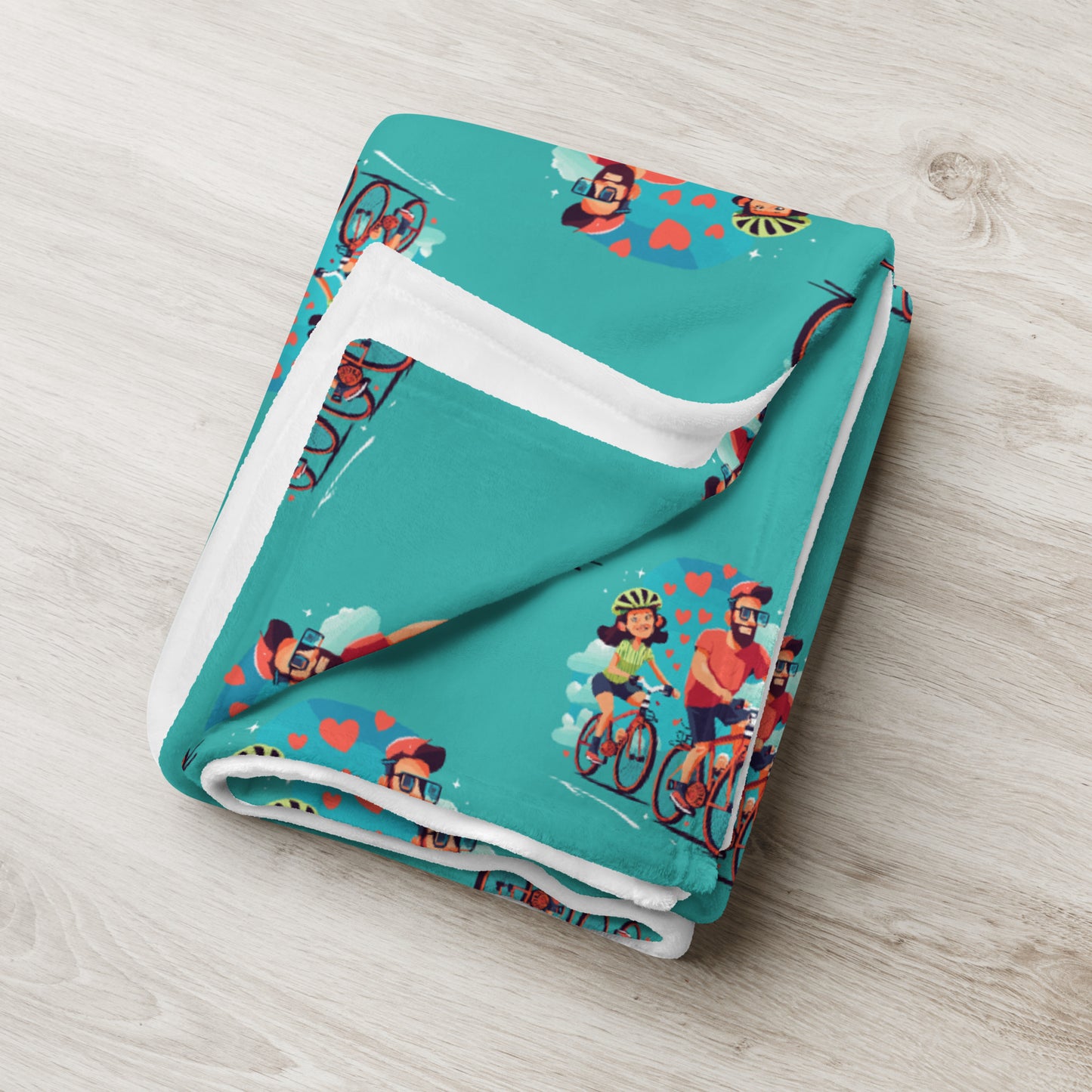 Be My Domestique | Cycling Couple Blanket