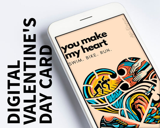 Fee e-card - Triathlon Inspired Valentine's Day Card