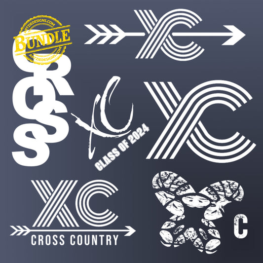 Minimalist XC Logo Bundle, Cross Country