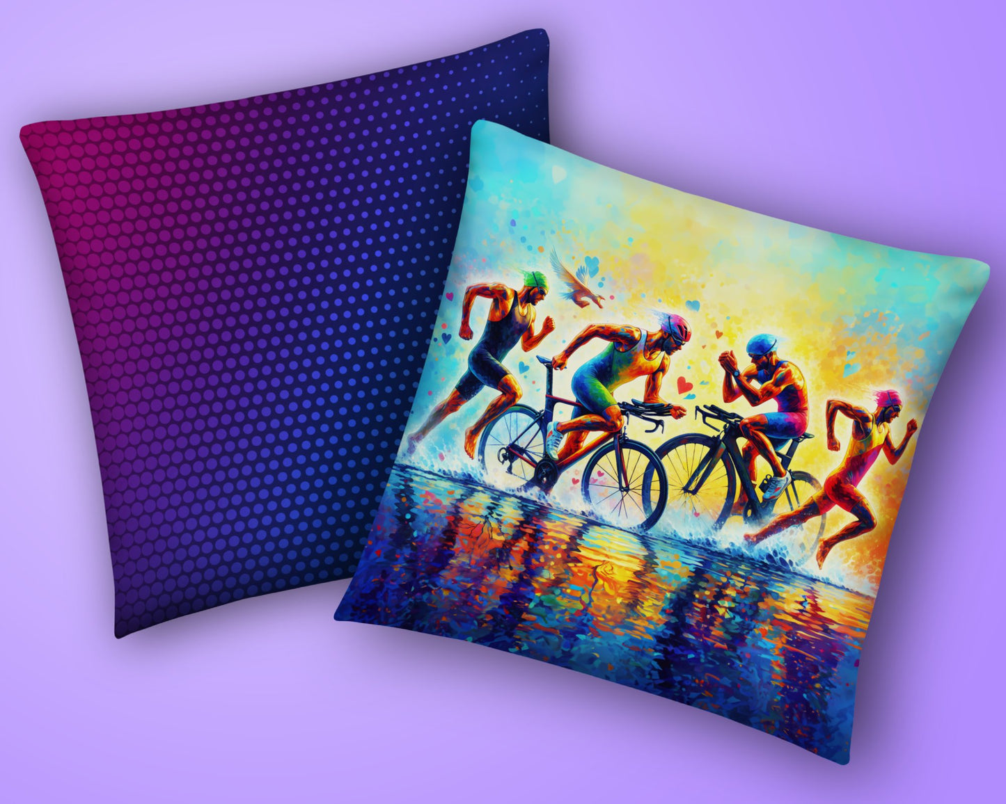 Triathlon Pillow for Sports Enthusiasts