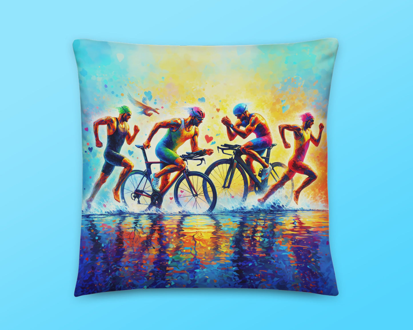 Triathlon Pillow for Sports Enthusiasts