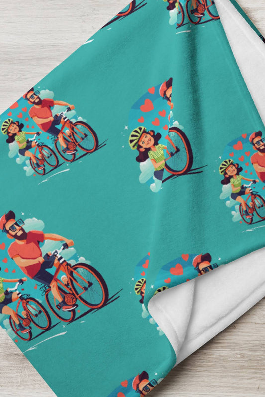 Be My Domestique | Cycling Couple Blanket