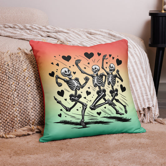 Funny Skeleton Pillow for Runner