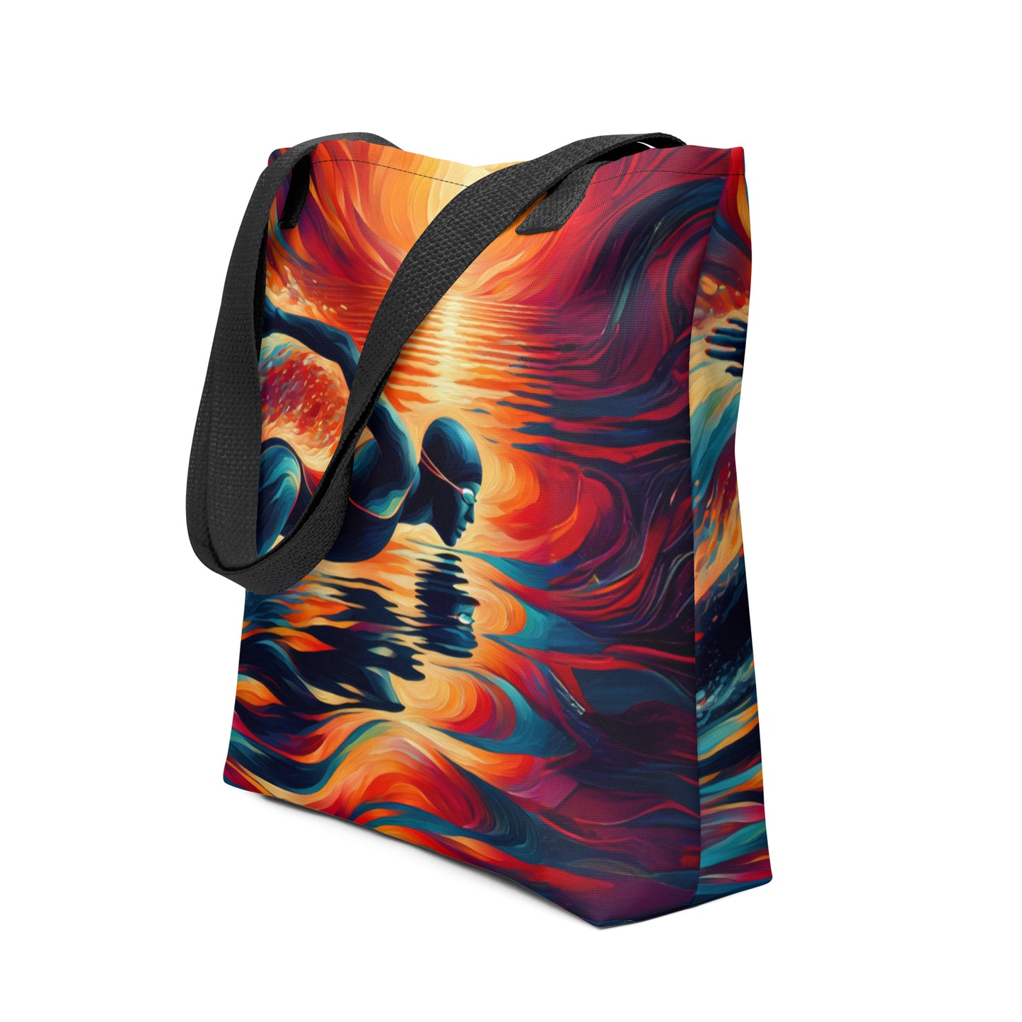 Abstract Swim gift for Swimmer Tote Bag