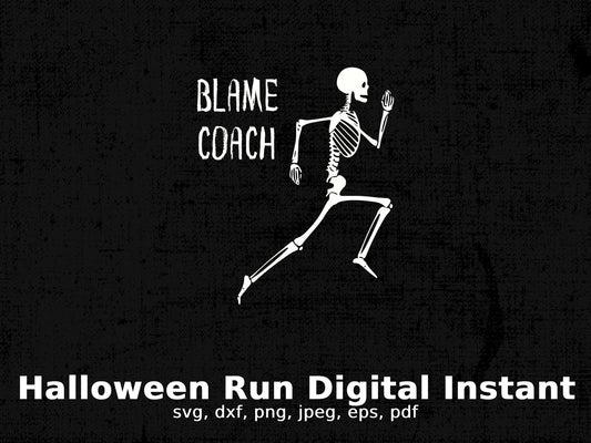 Skeleton Coach Halloween Run Digital