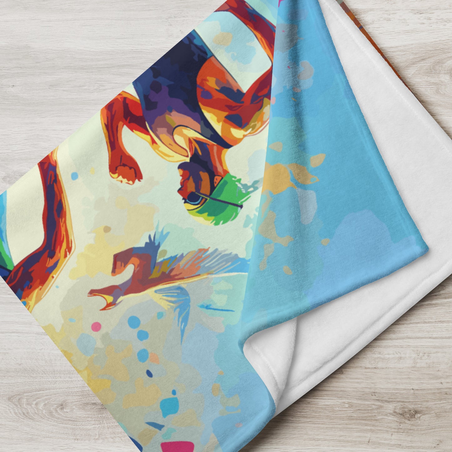 Colorful Triathlon Blanket for Triathletes